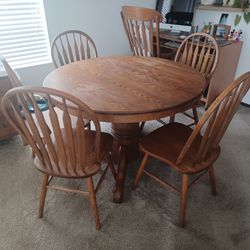 Solid Oak Dining Table