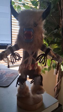 Carved wooden Kachina doll