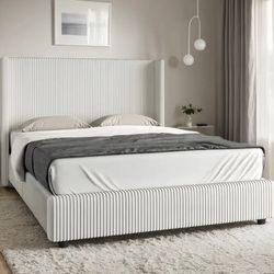 New King Bed ( Mattress Sold Separately )