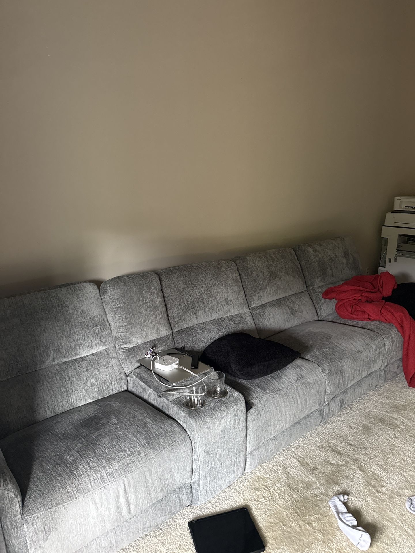 6-Piece Sectional with USB Ports