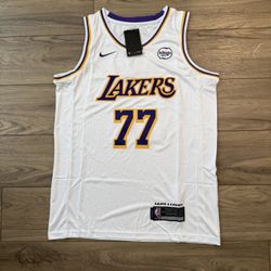LA Lakers Luka Doncic White Stitched Jersey, S To 2xl