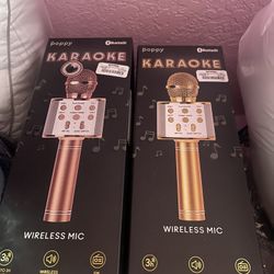 Karaoke Mics $15 For both