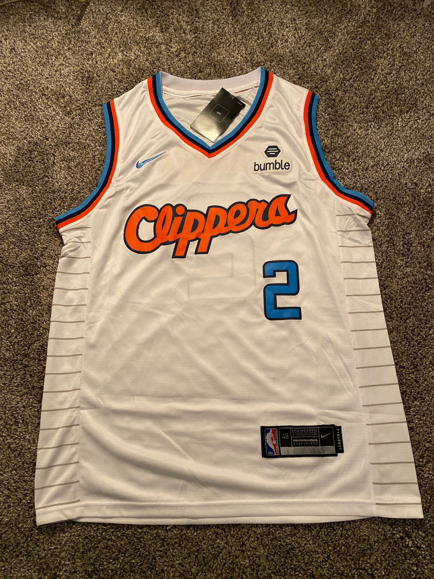 NBA style Los Angeles clippers jersey Kawhi Leonard