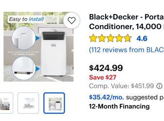 14,000btu Portable Air Conditioner