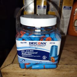 Dryconn Small Waterproof Connectors are designed for outdoor electrical connections exposed to moisture, condensation, water vapor, or dust