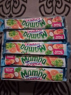 Mamba tropics fruit chews (entire case) 72 cy
