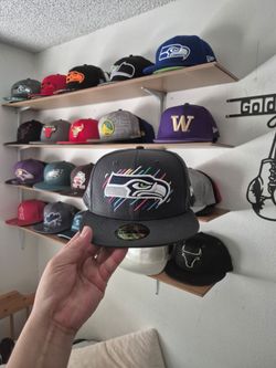 Seahawks "Crucial Catch" fitted hat size 7 & 3/4