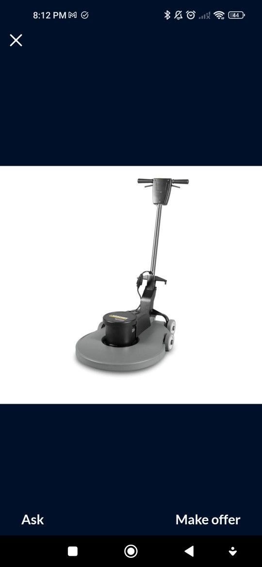 Commercial heavy duty buffer and cleaner and scrubber