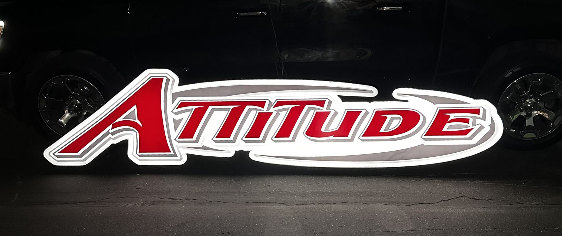 Eclipse RV “Attitude” Light Up Sign