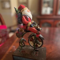Santa On Bike