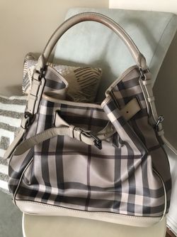 Authentic Burberry hobo bag