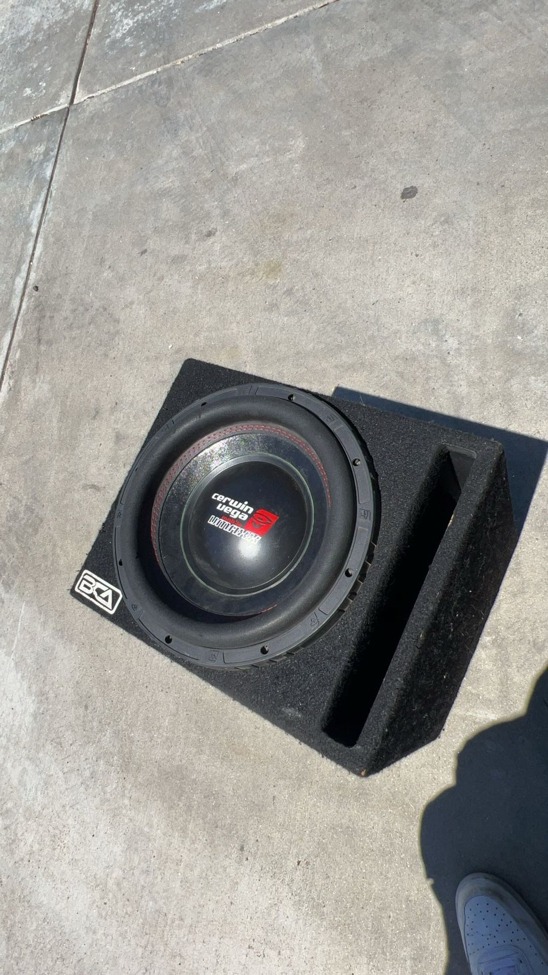 12in Subwoofer And Amp