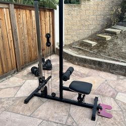Lat Pulldown And Row Tower