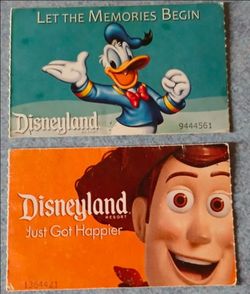 Disney land 2 day tickets