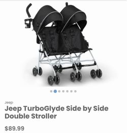 TurboGlyde Side-by-Side Double Stroller