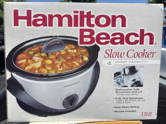 Hamilton Beach Slow Cooker 4qt Capacity