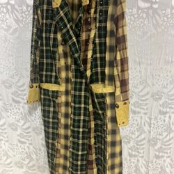 Women Free People Rodeo Plaid Duster