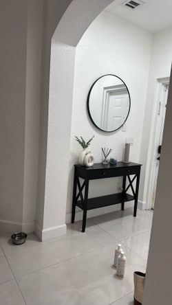 Entrance table & mirror