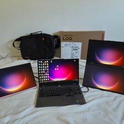 LIKE NEW 2025 TRADING/GAMING LAPTOP Lenovo LOQ NVIDIA RTX 4050 AMD Ryzen 8845HS, 32GB DDR5