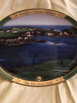 Americas Famous Fairways Collector Plates