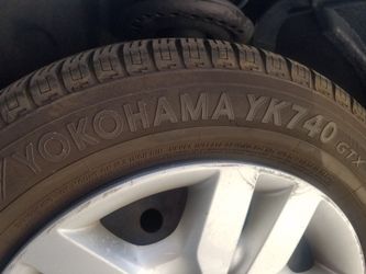 4 used rims and tires