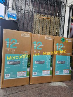 12ft Pool + Pump and Filter PREMIUM 26711EH ❗️METAL FRAME