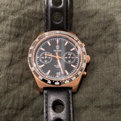 Helgray Chrono Gold Watch