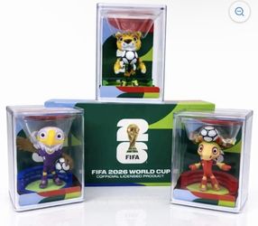 FIFA Official Licensed World Cup 2026 Mascot Figurines 3-Pack Set  new Sealed