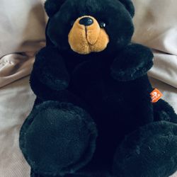 Black Bear Furry Backpack