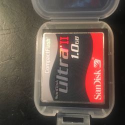 CompactFlas SanDisk Ultra II 1 GB Memory Card