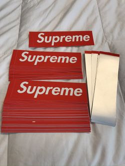 Supreme Box Logo Stickers 💯% Authentic from Supreme NY