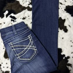 ARIAT WOMEN R.E.A.L LOW RISE STRETCH ENTWINED BOOT CUT JEANS