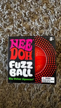 NeeDoh Fuzz Ball – Velvet Sensory Stress Ball – New