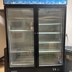 Commercial Refrigerator double glass door