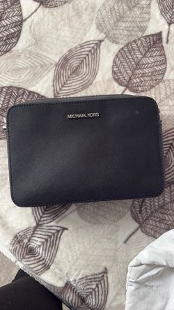 Michael Kors Black Saffiano Leather Clutch