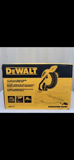 DEWALT 15 Amp Corded 12 in. Single Bevel Compound Miter Saw