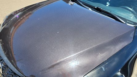 2012 Is250 hood wrapped carbon fiber
