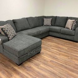Luxury Sectional Couch With Chaise Color Options ⭐$39 Down Payment with Financing ⭐ 90 Days same as cash