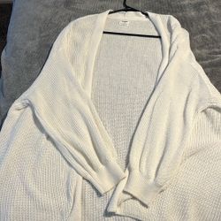 White Cardigan 