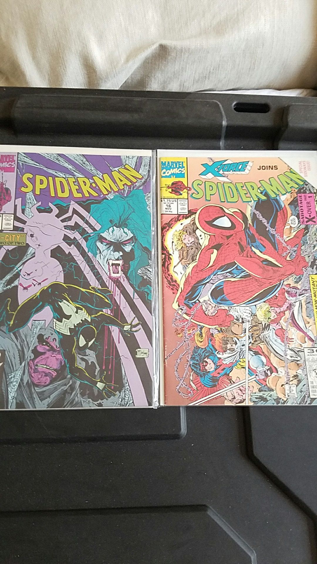 Marvel spiderman x force mcfarlane comic books