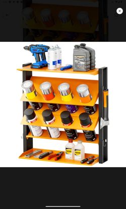 4-Tier Metal Garage Storage Shelf Organizer
