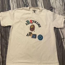 White Bape Shirt Large