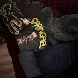 The Simpsons Springfield Hoodie & Graphic Tee Bundle