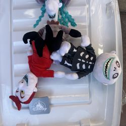 Lot Nightmare Before Christmas LOCK SHOCK BARREL Set Disney Parks 