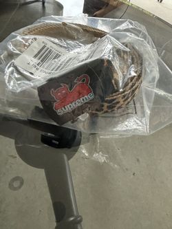 Supreme x Toy Machine Leopard Webbing Belt - SS24 for Sale in