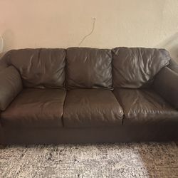 Leather Couch 