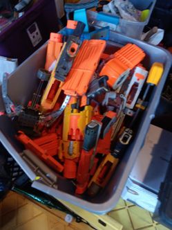 Lots of Nurf toys