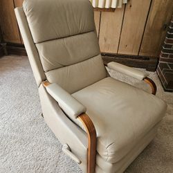 Leather Rocker/recliner