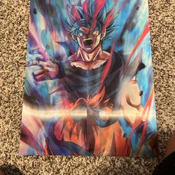 Goku Poster Changes Poses 
