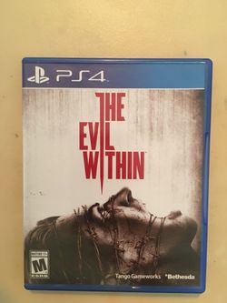 Sony PlayStation ps4 the evil within